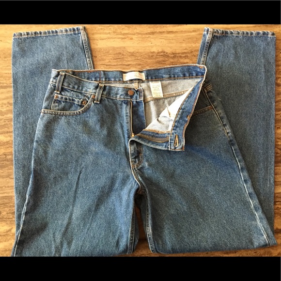 LEVI STRAUSS SIGNATURE RELAXED FIT JEANS 36/35 - Picture 2 of 8